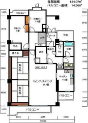 白鷹松下町マンションの物件間取画像